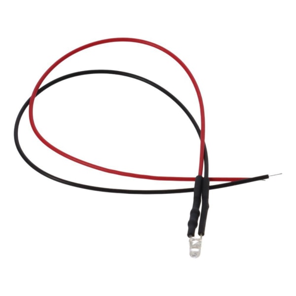 20 stk forhåndskablet LED LED lysdioder HVIT white