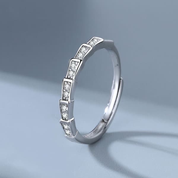 Par Ringe Sølvbelagt Ring SÆT 1 PAR SÆT 1 PAR Set 1 pair