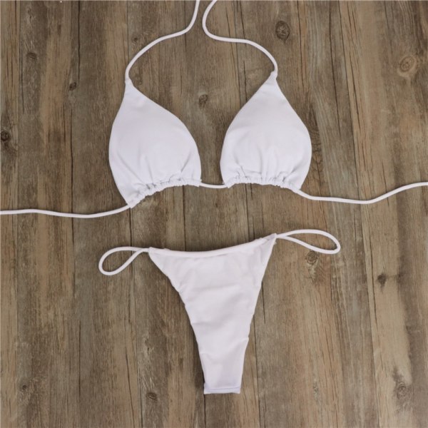 Badkläder Bikini Set VIT White
