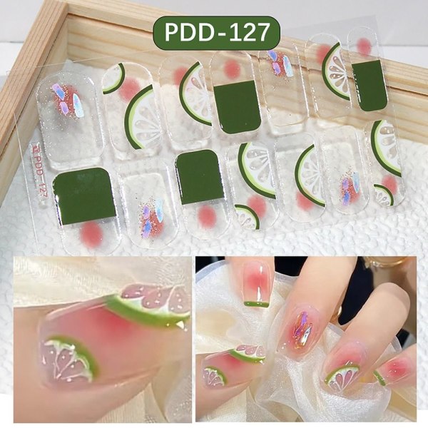 Gel Nail Stickers Nail Patch 127 127 127
