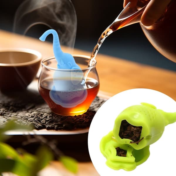 Silikon Te-sil Dyre Te-infuser GUL Yellow