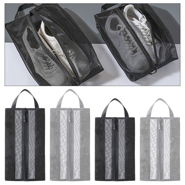 1 Stk Skooppbevaringsveske Reiseskovesker SORT LITEN SORT LITEN black small