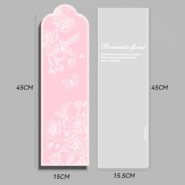 10 stk. Blomsterindpakningspose Blomsteremballagepose B B B