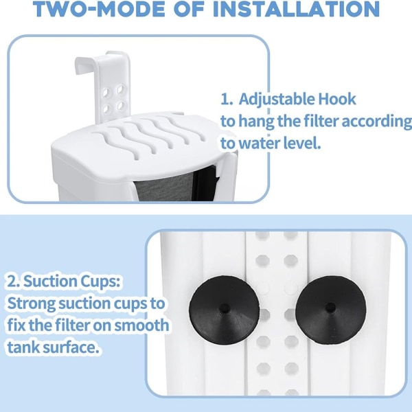 Akvariumfilter Fisketankfilter EU STØPPELFILTER EU STØPPELFILTER EU plug Filter