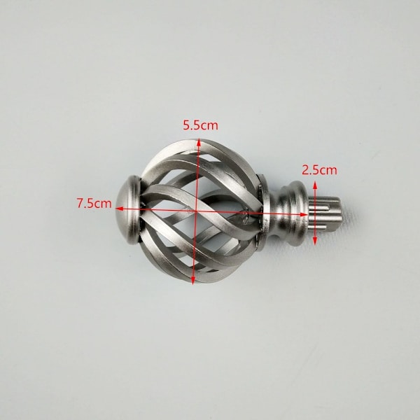 Curtain Rod Finials Drapering Accessories SORT Black