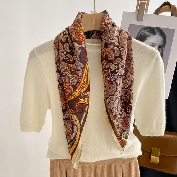 68X68cm Bomullsscarf Strandshawl 7 7 7