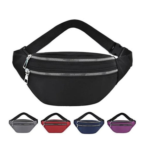 Taljetaske Fanny Pack SORT Black