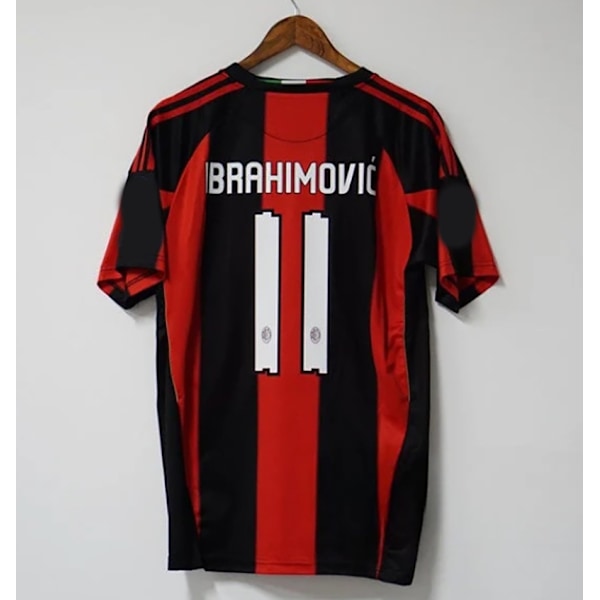 Zlatan Ibrahimovics karriere fotballdrakt topp skjorte 10-11 AC Milan L