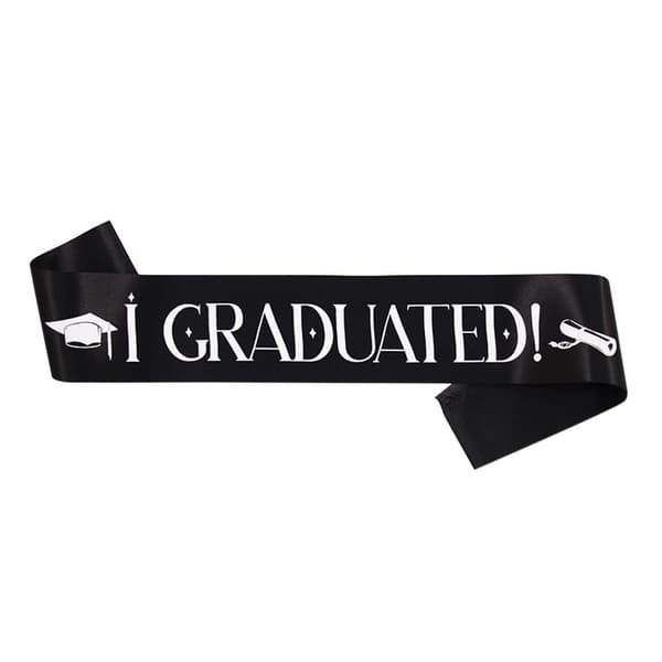 VALMISTUIN Olkahihna Valmistunut Valkoinen white GRADUATED-GRADUATED