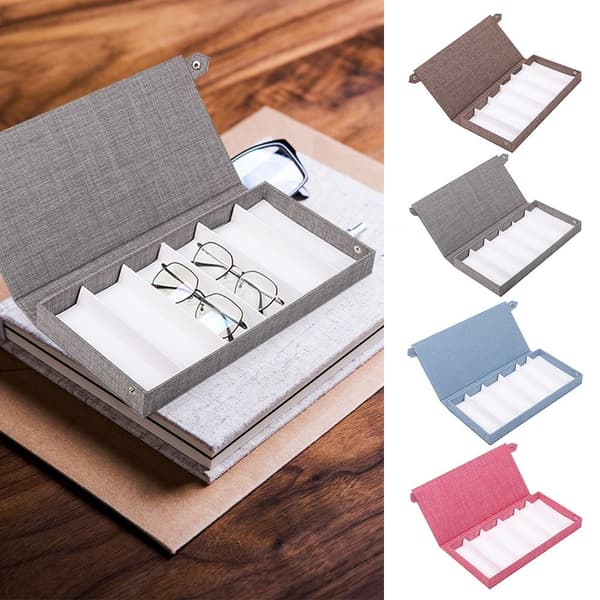 Solbrille Organizer Brille Display Boks KAFFE Coffee