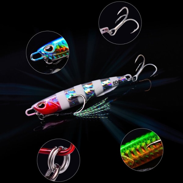Fiske Jig Lure Artificiella lockar 6 6 6