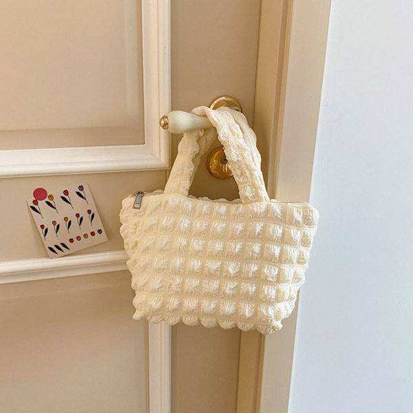 Mulepose Håndtaske HVID White