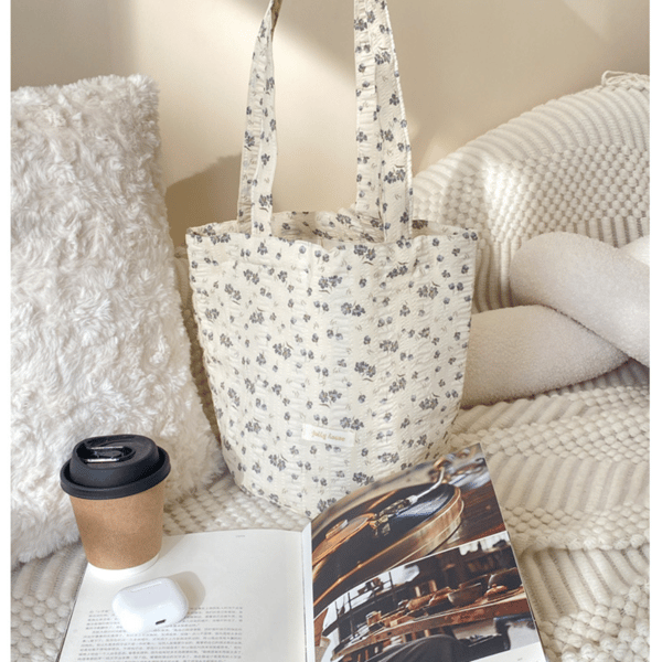 Bucket Axelväskor Tote Handväskor Eco Shoppingväska WHITE