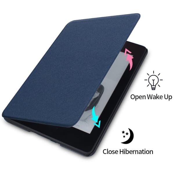 6,8 tuuman e-lukulaitteen kotelo Smart Folio -kansio MUSTA Black