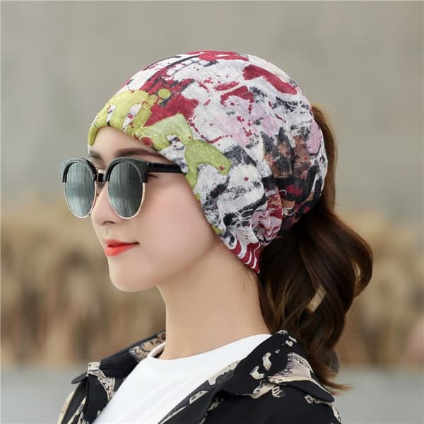Dam turbanhatt tunn pullovermössa 10 10 10
