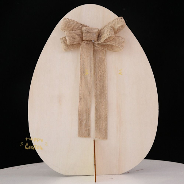 Trä Påskhare Chick Ägg Dekoration ÄGG ÄGG egg