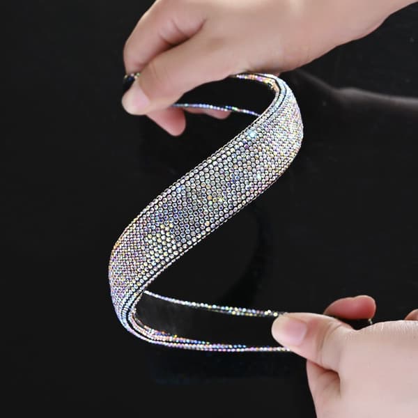 Rhinestone Hårbøjle Hårring 10 10 10