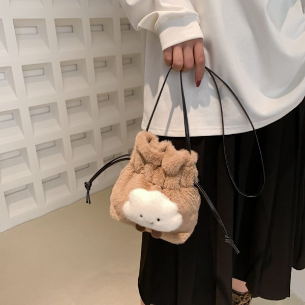 Handväskor Cloud Plysch Crossbody-väska KHAKI Khaki
