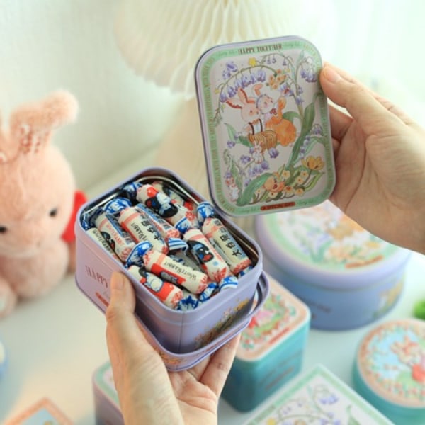 Candy Tin Box Oppbevaringsboks 1 1 1