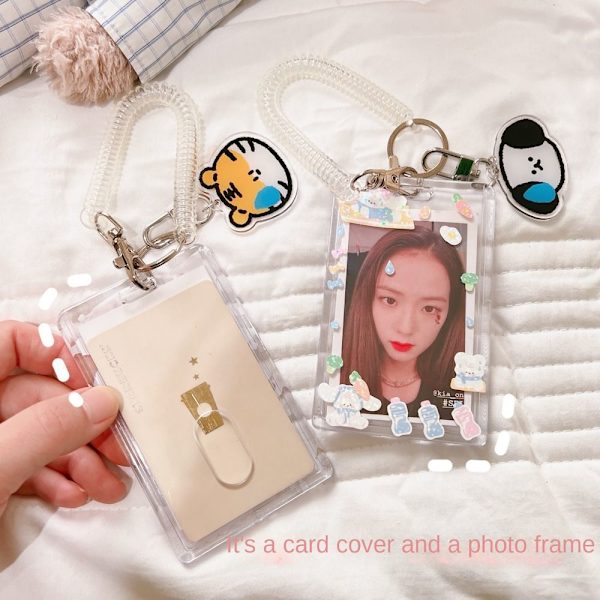 ID Kort Holder Kpop Fotokort Holder HVID HUND HVID HUND white dog