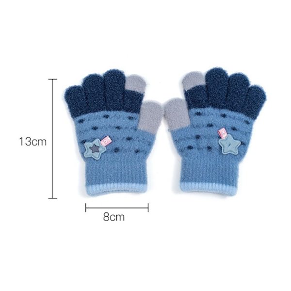 Strikkede børnehandsker Thicken Warm Vanter 01 01 01