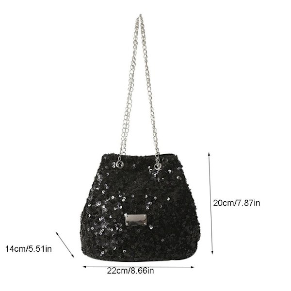 Selskabstaske Sort Black