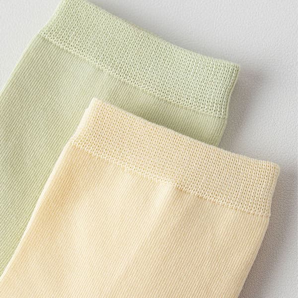 Benfria damsockor sommar tunna strumpor VIT white