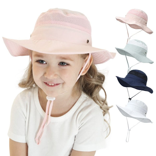Kids Bucket Hat aurinkolippis CAP Blue