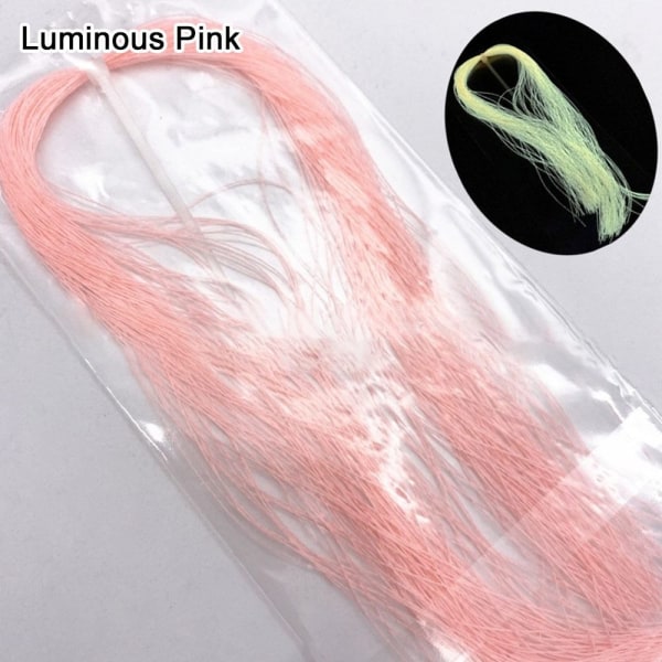 Flugbindningsmaterial Holografisk glitter LIMINOUS PINK LUMINOUS Luminous pink