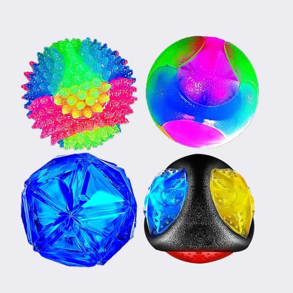 Flash Sprettball Lysende Ball 7CM-MATT 7CM-MATT 7cm-Matte