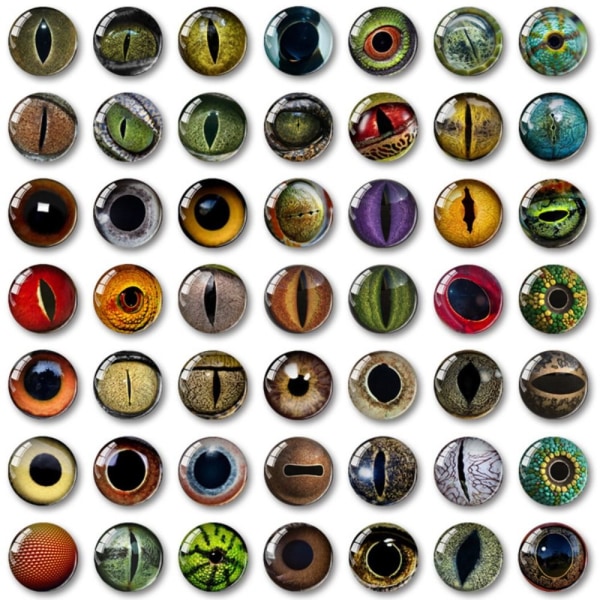 20 stk/10 par Eyes Crafts Eyes Puppet Crystal Eyes 14MM-FARVE 14mm-color random
