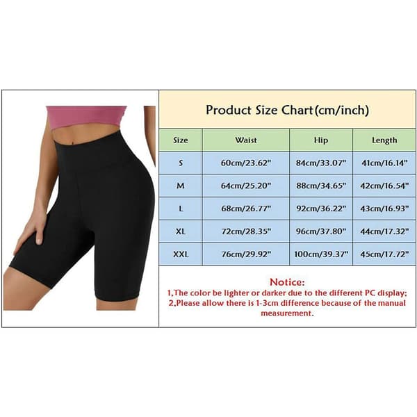 Højtaljede Sportsshorts SORT S Black S