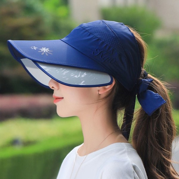 Utendørs baseballcaps solbeskyttelseshatt BLÅ blue