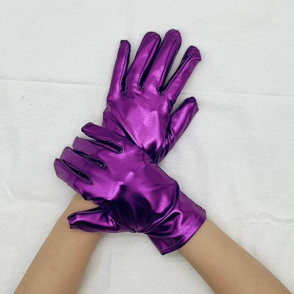 Kvinder Læderhandsker Kørehandsker LILLA purple