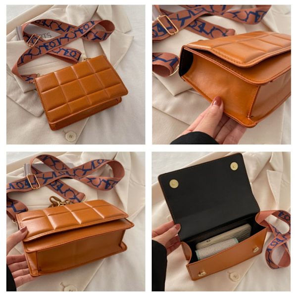 Skuldertaske Underarmstaske BRUN Brown