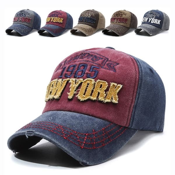 Baseballkepsar med broderade bokstäver Snapback-hattar BLÅ blue