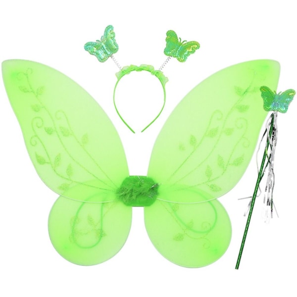 Børne sommerfugle pandebånd Wings Prinsesse kostume sæt 04 04 04
