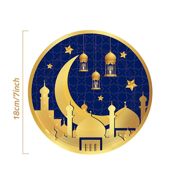 Eid-paperilautasarjoja - kupit, lautaset ja servietit 1 1