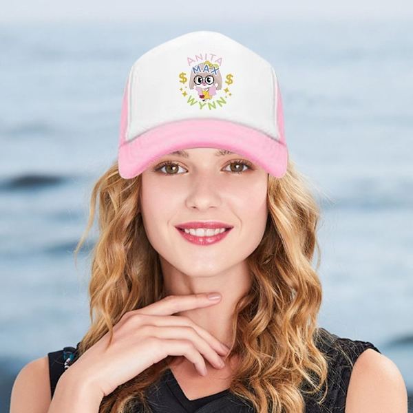 Anita Max Wynn Hat Trucker Hat WINE RED Wine Red