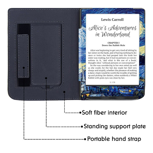 e-læser Cover Smart Etui SORT SORT Black