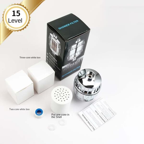 Duschvattenfilter Duschvattenrenare 1 MASKIN & 3 FILTER 1 Machine & 3 Filter