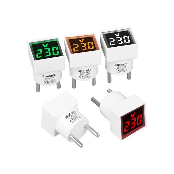 Fyrkantig Voltmeter Spänningsmätare 3 3 3