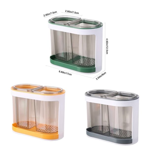 Chopstick Cage Drain Chopstick Box ORANGE Orange