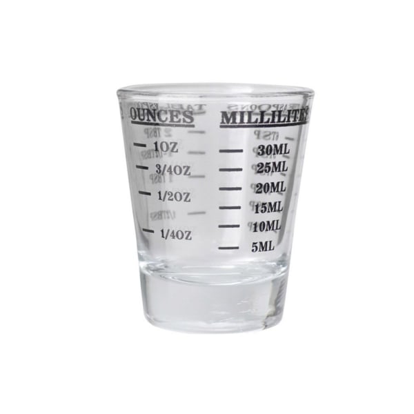 Espresso Shot Glass Shot Glass Mittakuppi MUSTA 60ml 60ml black 60ml-60ml