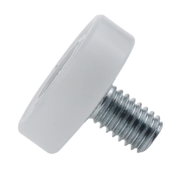 19mm Skab Skuffe Ruller Hvid Leje Nylon Lille Remskive