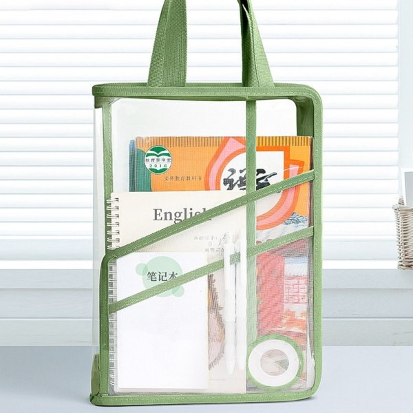 Mesh-glidelåspose Veske Transparent filveske FARGE 4 FARGE 4 Color 4
