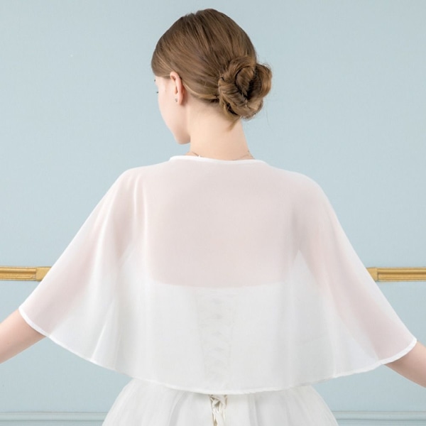 Blonde sjal Bryllup Cape SORT Black