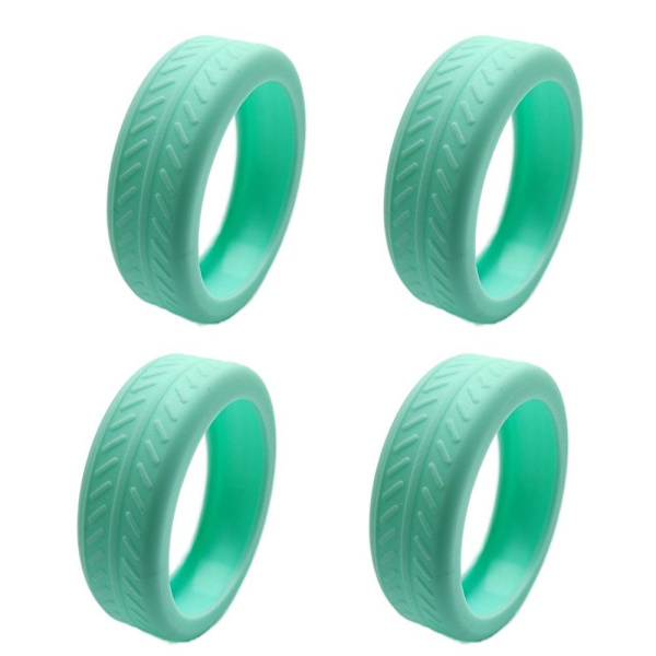 4/8 kpl matkatavaroiden pyörät Protector matkatavaroiden pyörän kengät green 4pcs-4pcs