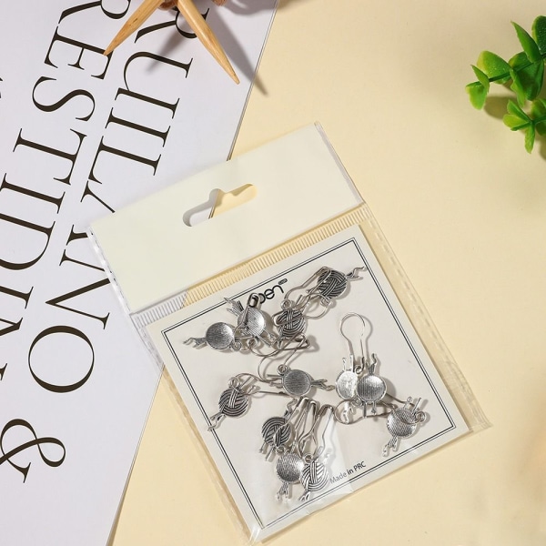 Stickningsmarkörer Nummer 0~9 stygnmarkörer C-12PCS C-12pcs