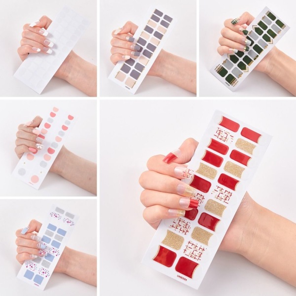 Gel Nail Stickers Nail Patch UNE021 UNE021 UNE021